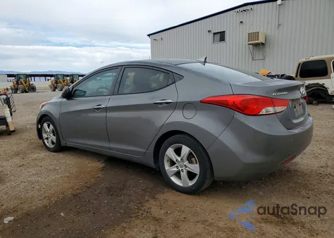 2013 Hyundai Elantra Gls from USA, damaged, VIN 5NPDH4AE4DH321382